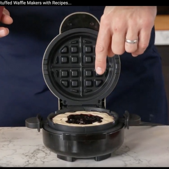 Curtis Stone Stuffed Waffle Maker w/ Recipes - New in Box - Picture 3 of 16